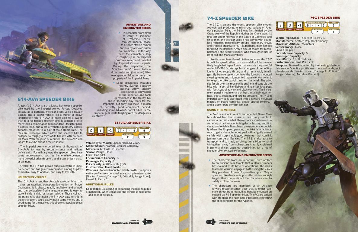 Star Wars RPG: Starships and Speeders manuale