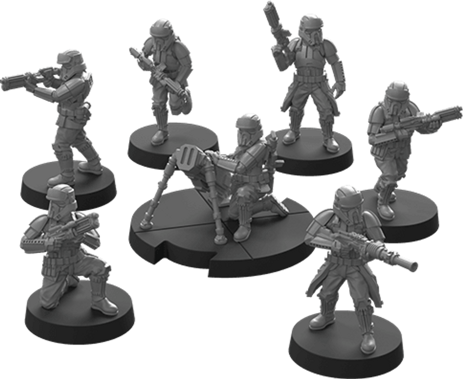 Atomic Mass Games Star Wars Legion Imperial Shoretroopers Unit Expansion |  Two Player Battle Game | Miniatures Game | Strategy Game for Adults and