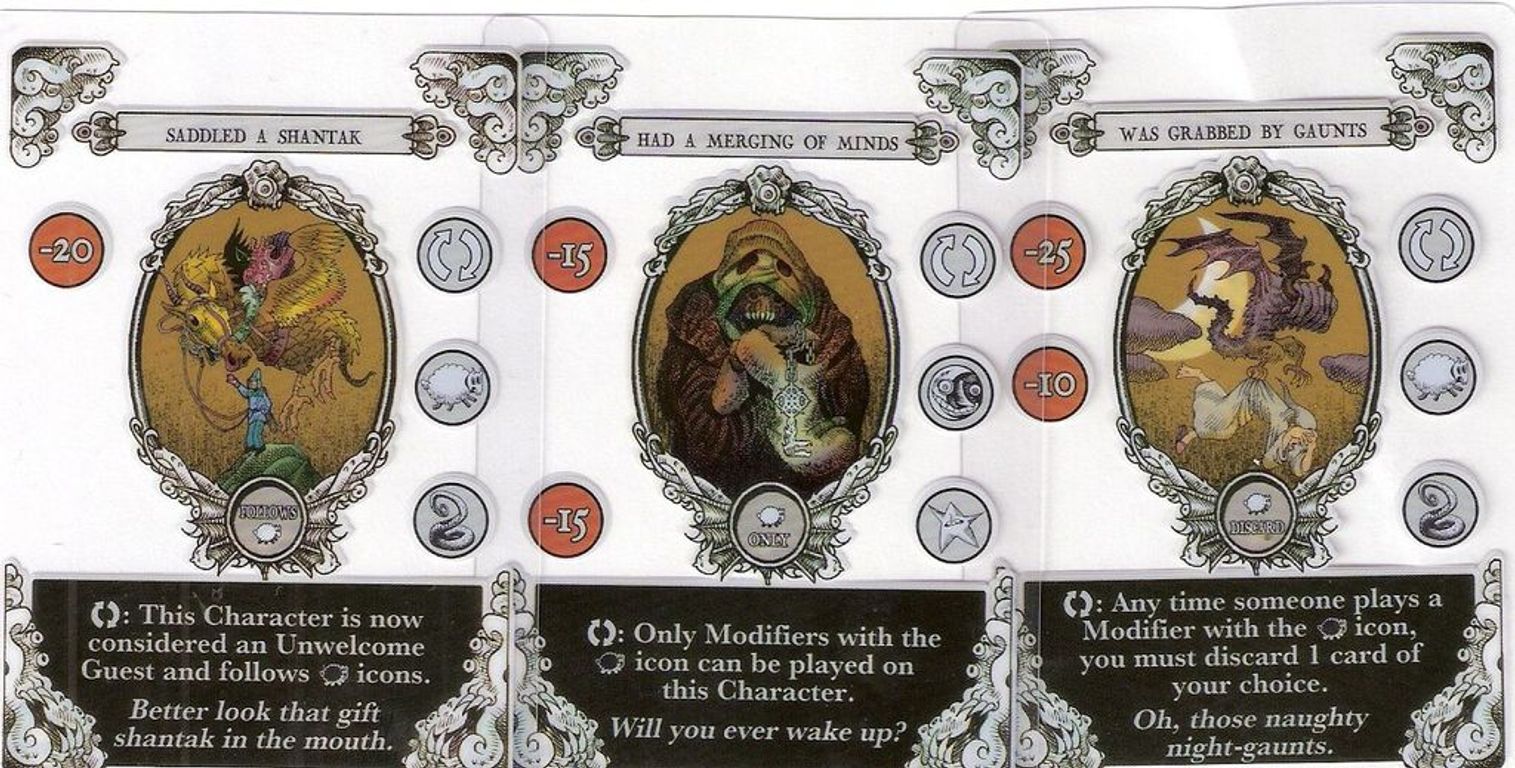 Cthulhu Gloom: Unpleasant Dreams cards