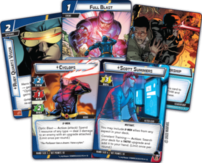 Marvel Champions: The Card Game – Cyclops Hero Pack kaarten