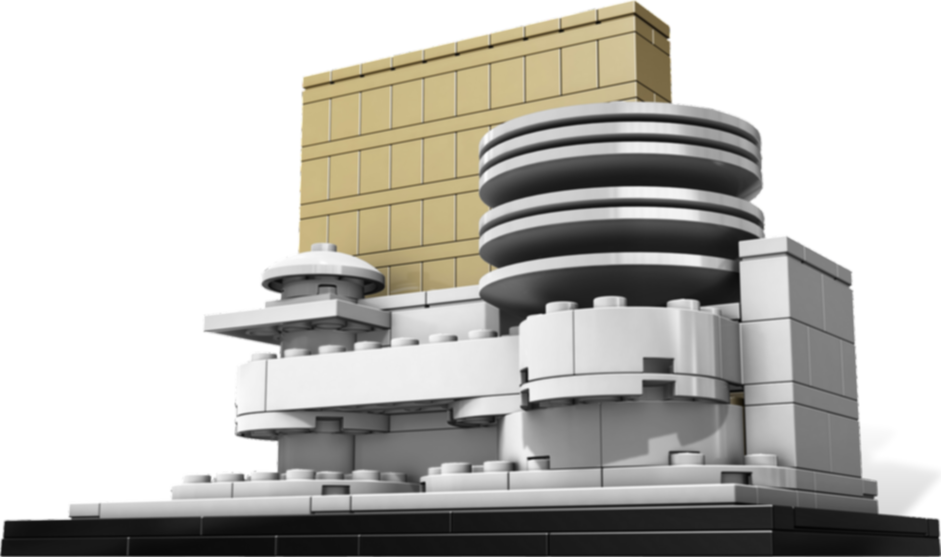 LEGO® Architecture Le musée Solomon R. Guggenheim composants
