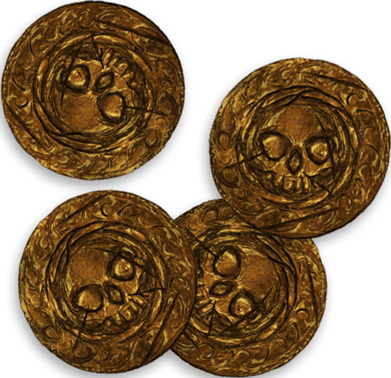 Dead Man's Doubloons coins