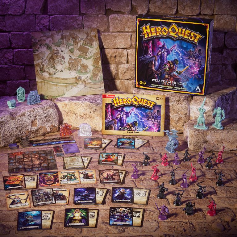 Heroquest: De Magiërs van Morcar componenten