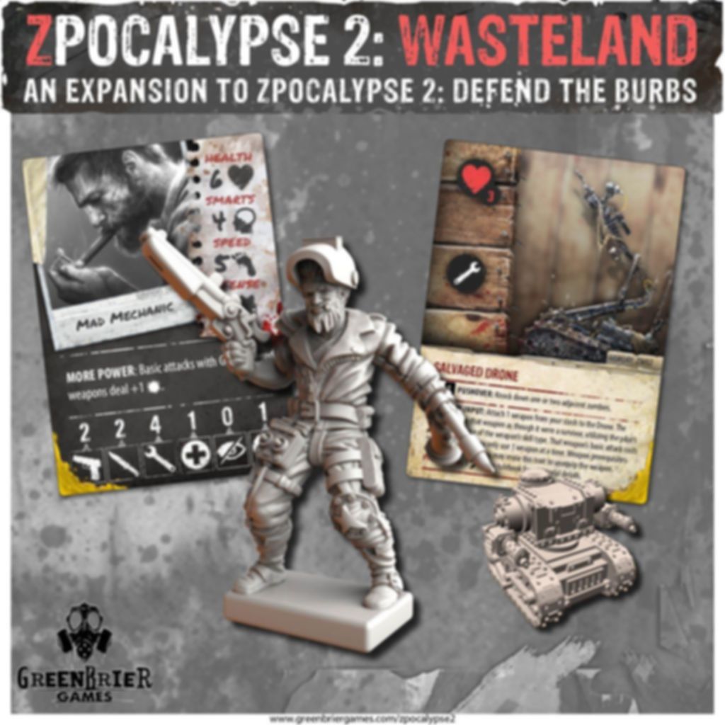 Zpocalypse 2: Wasteland components