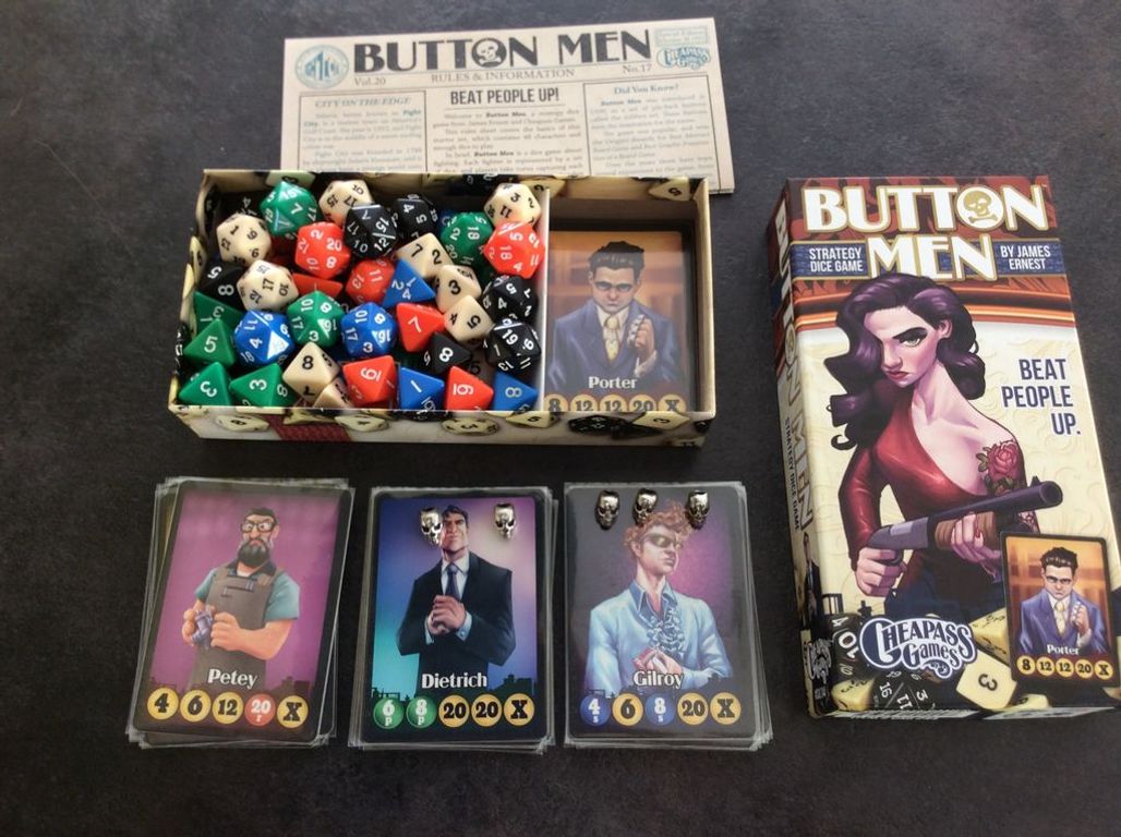 Button Men: Beat People Up componenten