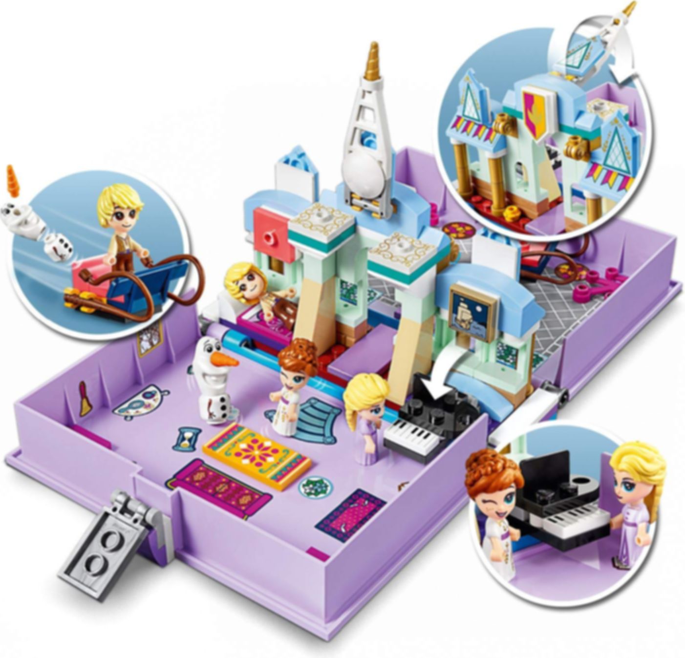 LEGO® Disney Annas und Elsas Märchenbuch spielablauf