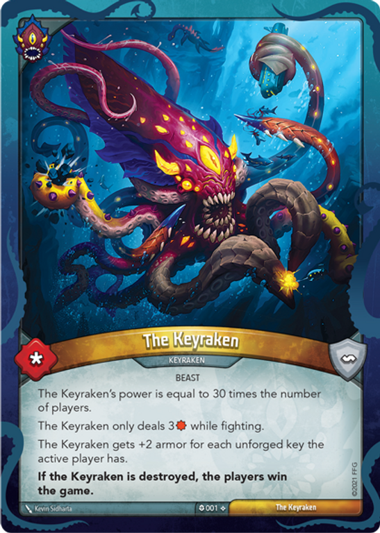 KeyForge: Dark Tidings Deluxe Archon Deck kaart