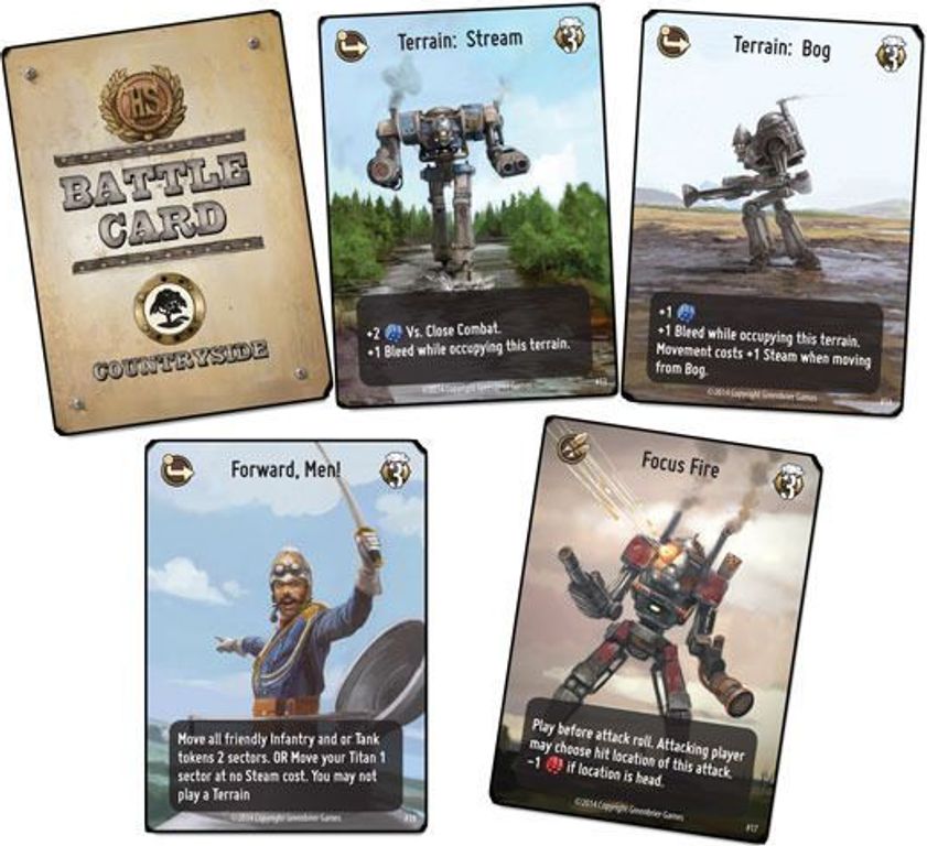 Heavy Steam cards