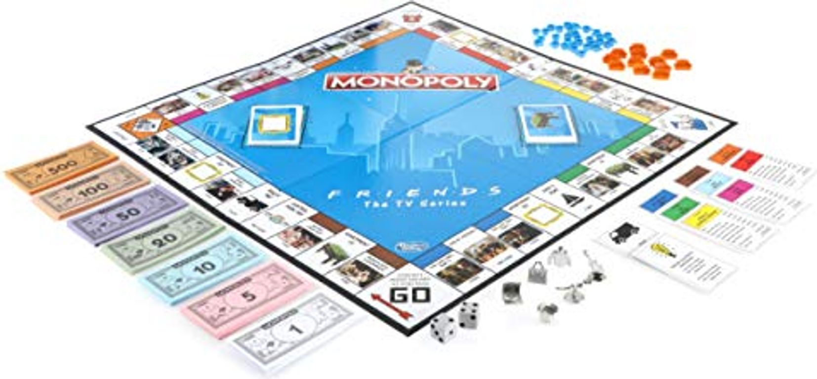 Monopoly: Friends The TV Series components