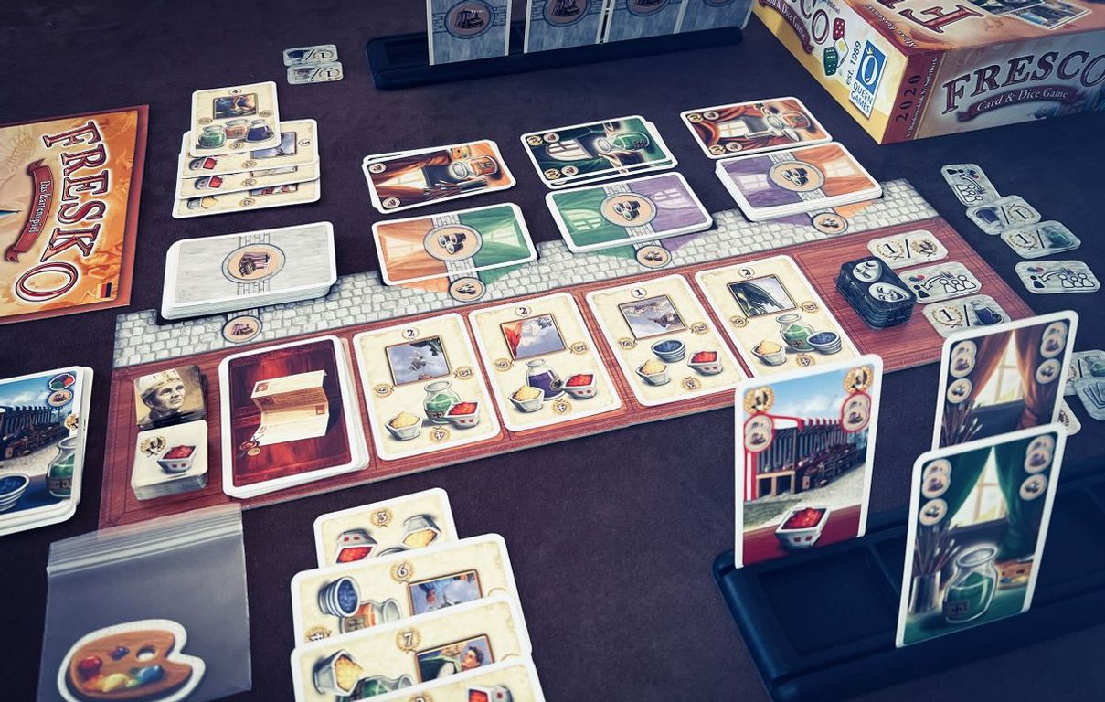 Fresco: Card & Dice Game spielablauf