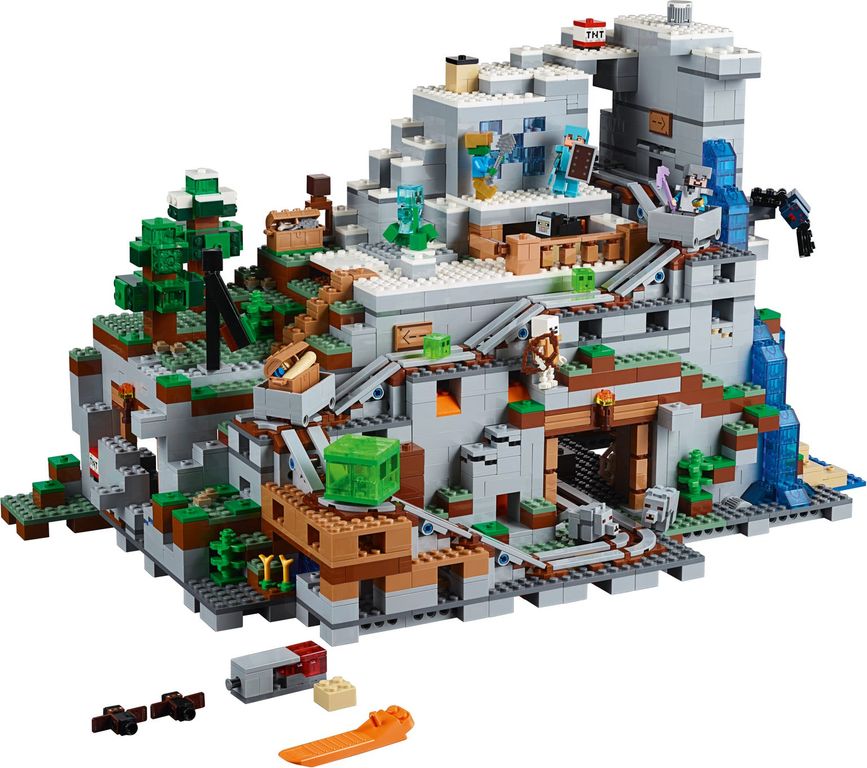 LEGO® Minecraft The Mountain Cave components