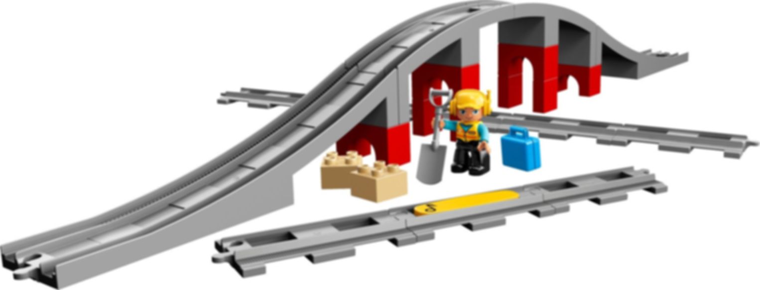LEGO® DUPLO® Train Bridge and Tracks components