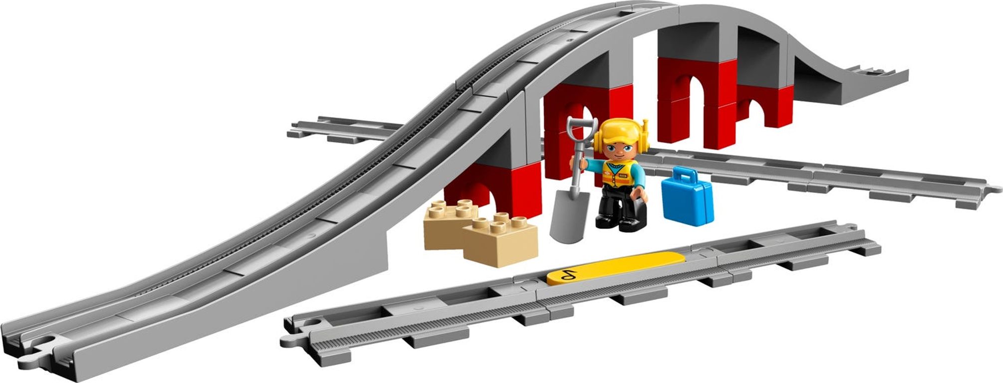 LEGO® DUPLO® Les rails et le pont du train composants