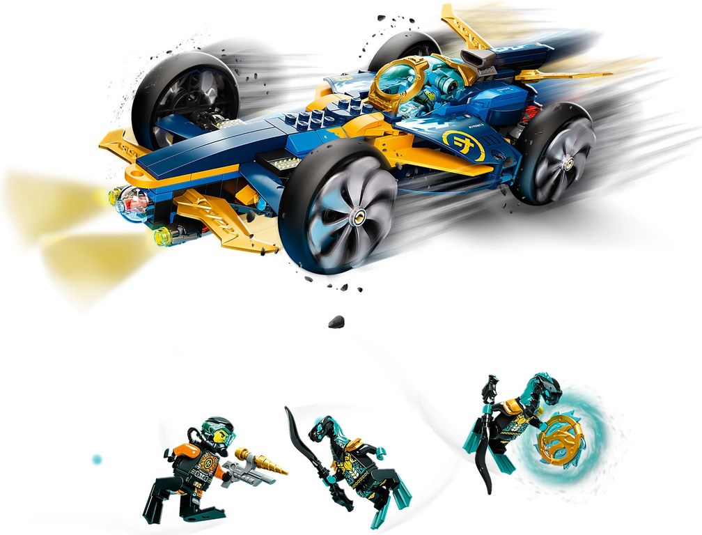 LEGO® Ninjago Submarino Anfibio Ninja jugabilidad