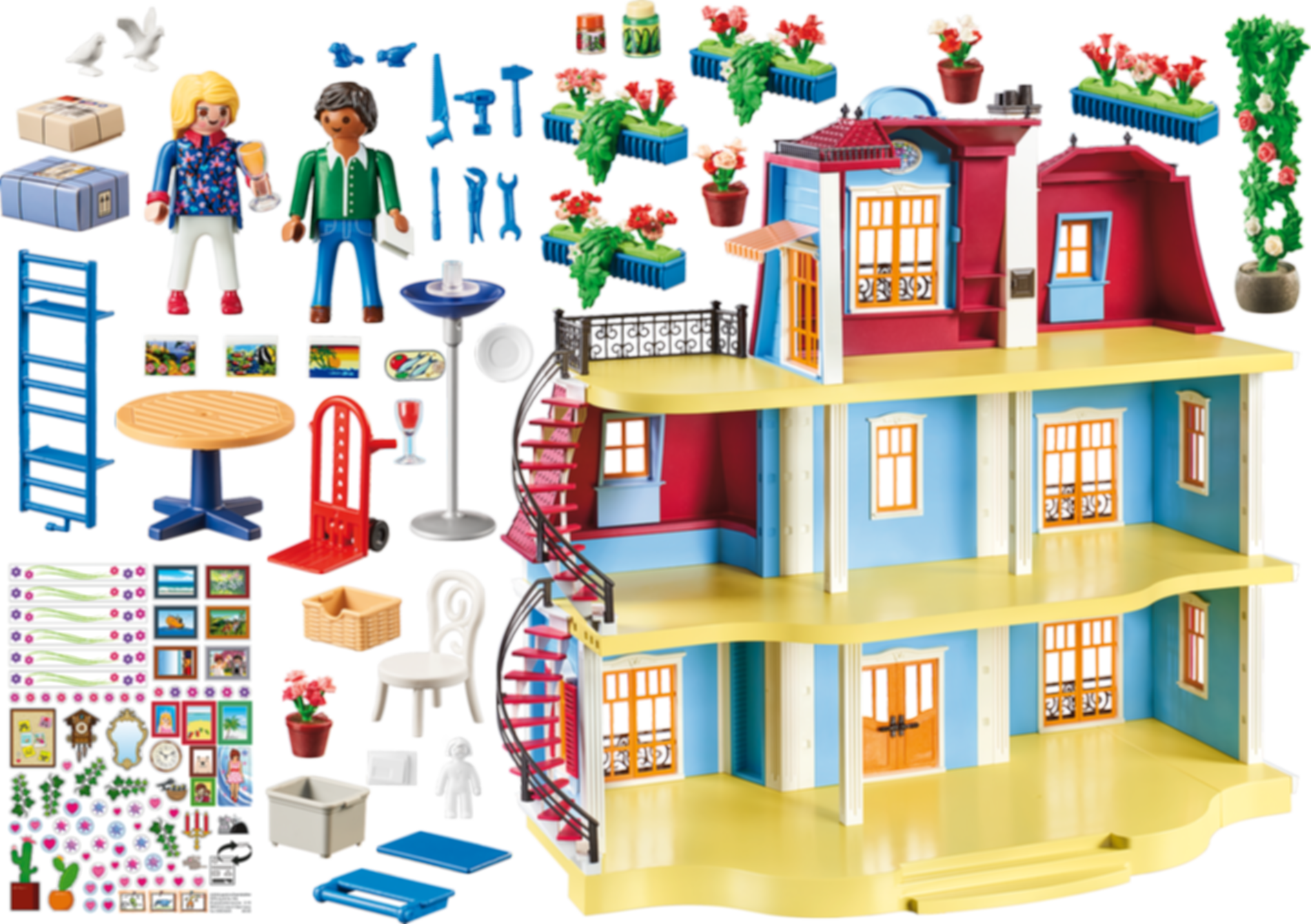 Playmobil® Dollhouse Large Dollhouse components