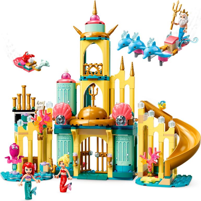 LEGO® Disney Ariel’s Underwater Palace components