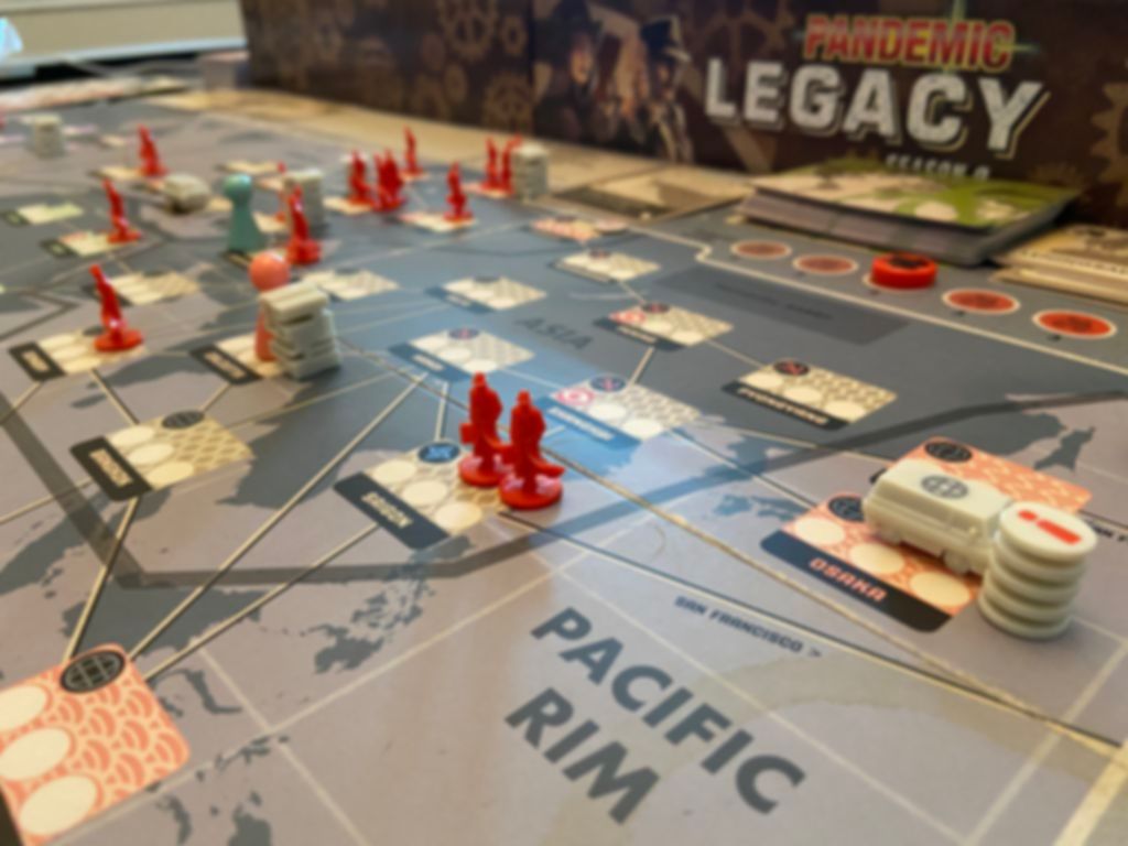 Pandemic Legacy - Season 0 gameplay