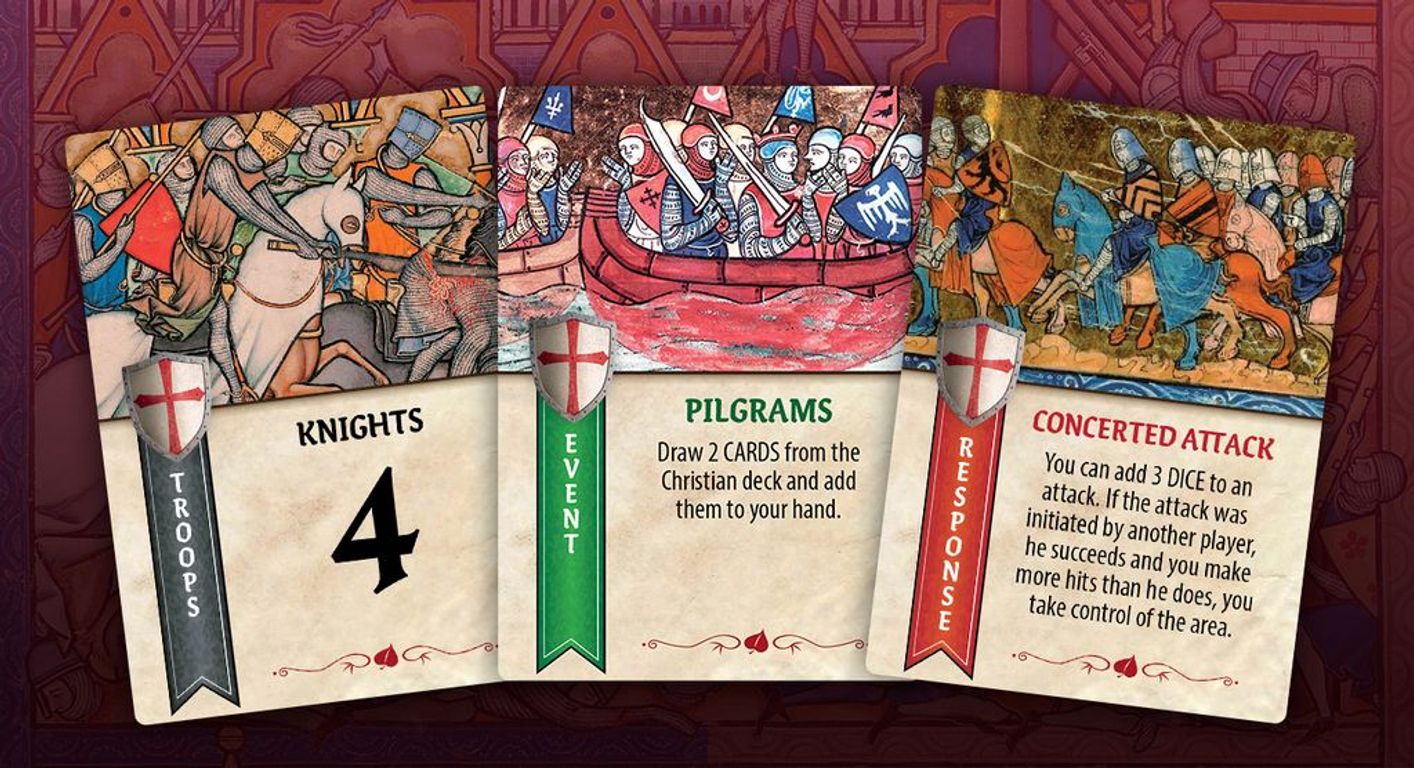 Crusader Kingdoms: The War for the Holy Land cartas