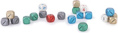 Hoplomachus: Alloy Dice Set dice