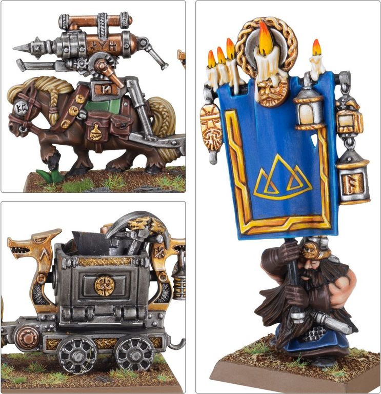 Warhammer: The Old World - Dwarf Miners miniaturas