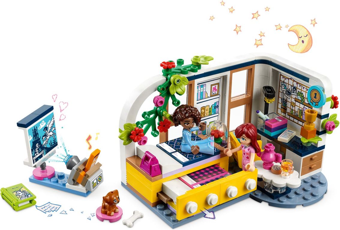 LEGO® Friends La cameretta di Aliya componenti