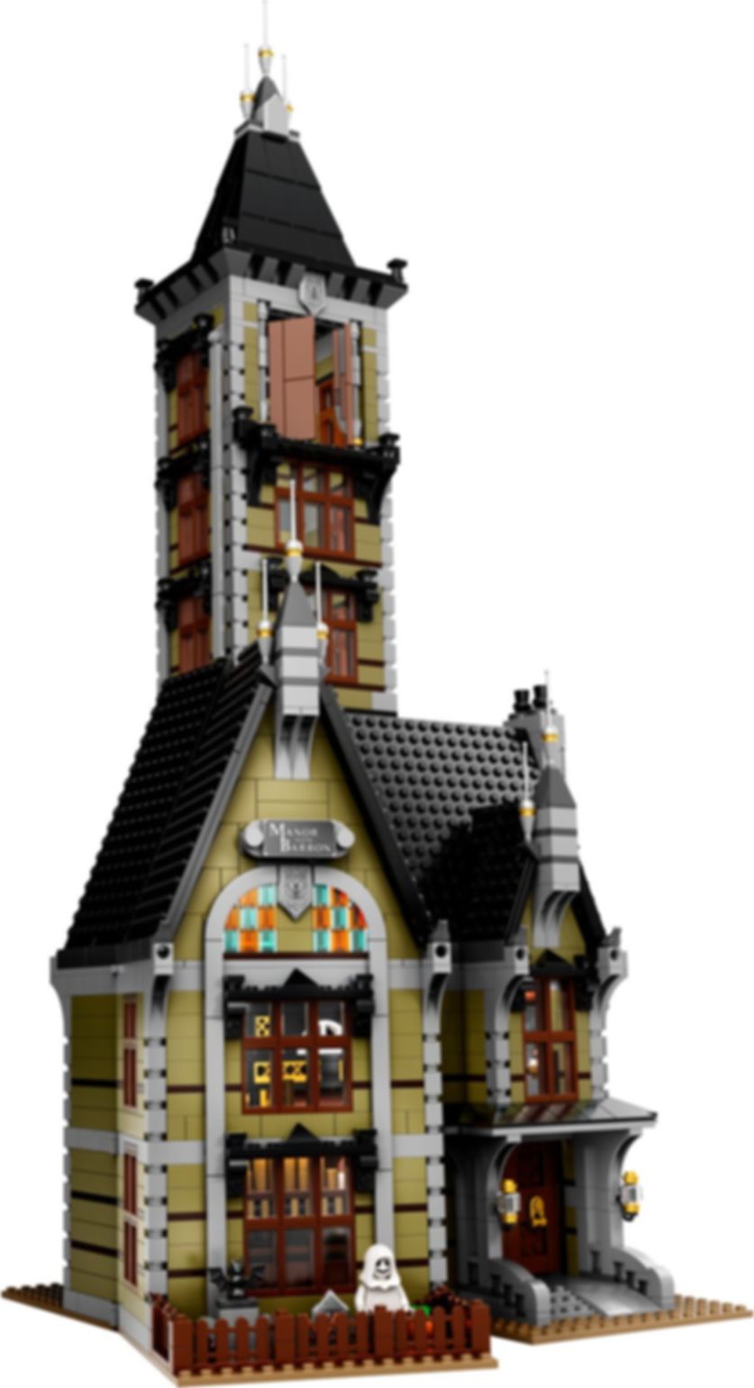 LEGO® Icons La maison hantée de la fête foraine composants