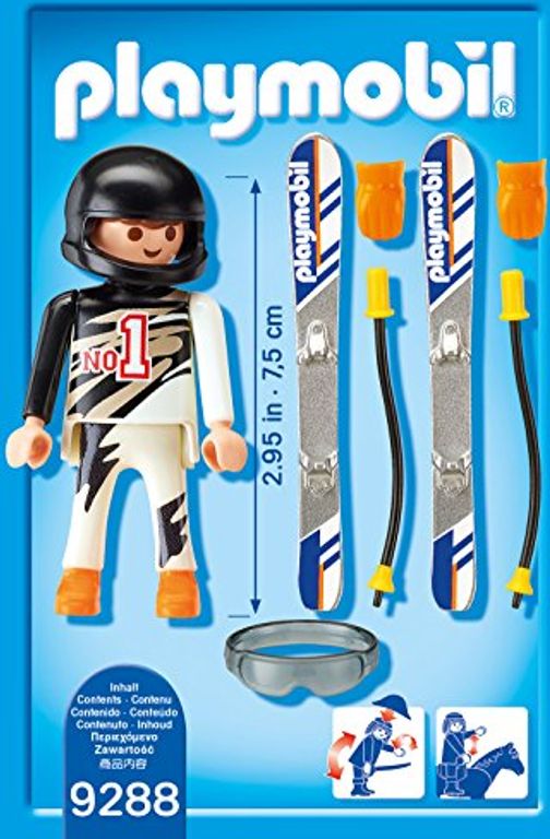 Playmobil® Family Fun Skier components
