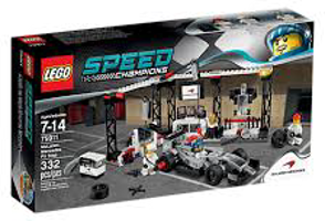 LEGO® Speed Champions Pit stop McLaren Mercedes