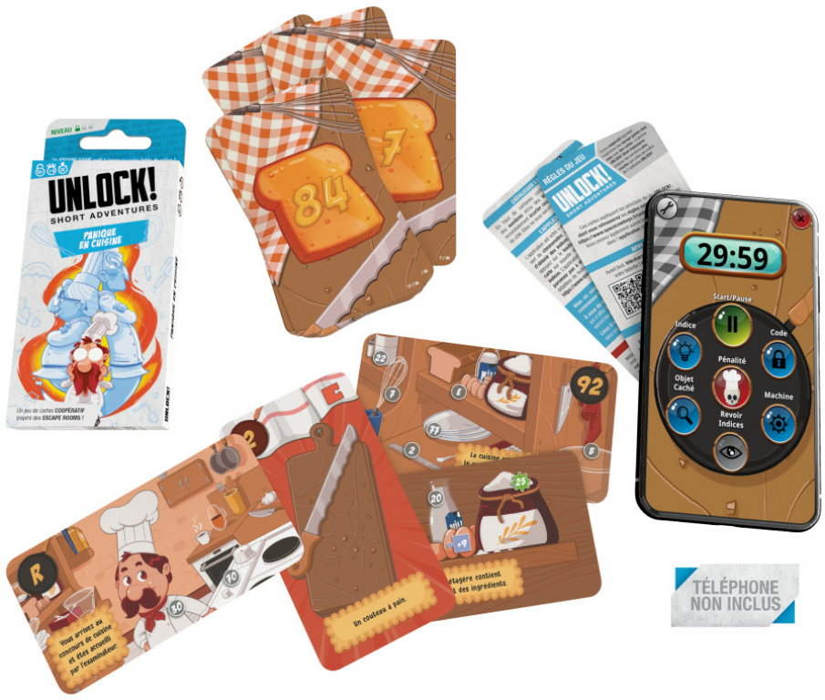 Unlock!: Short Adventures – Geheime Familienrezepte komponenten