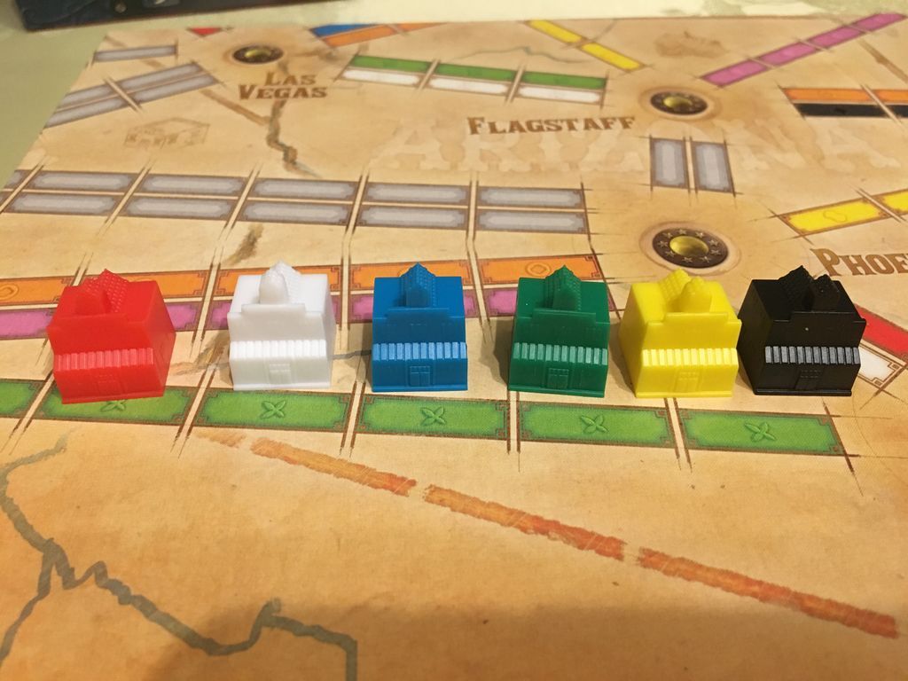 Ticket to Ride Map Collection: Volume 6 – France & Old West komponenten