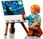 LEGO® Ideas Vincent van Gogh - The Starry Night minifigures