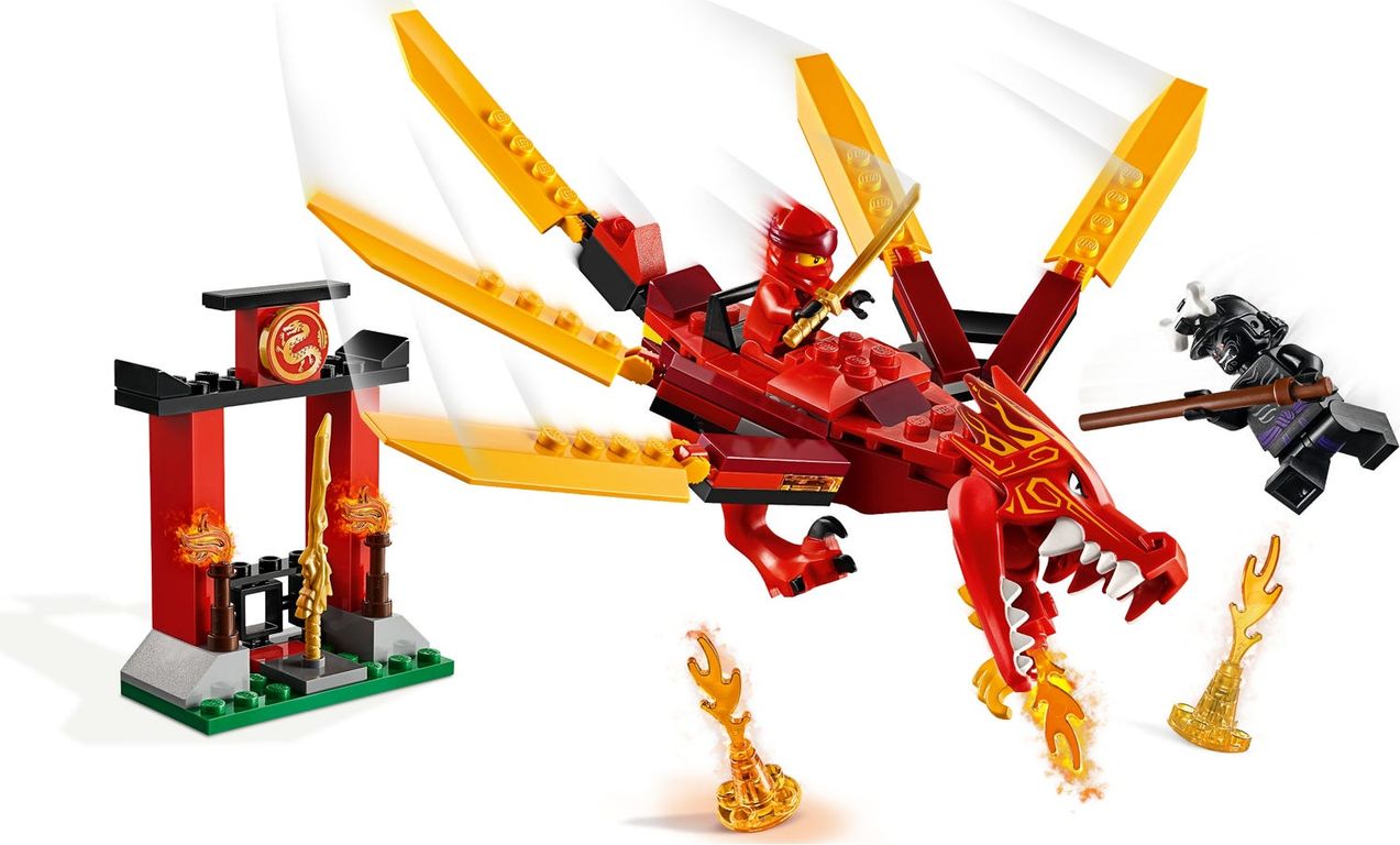LEGO® Ninjago Kai's Fire Dragon gameplay