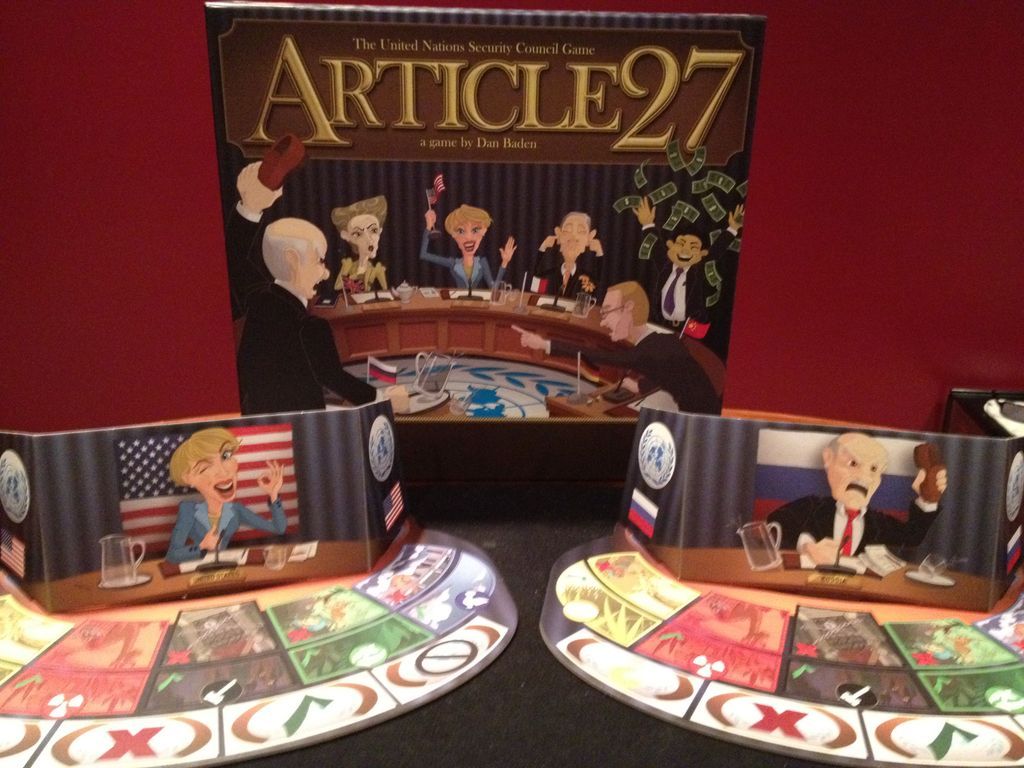 Article 27: The UN Security Council Game components