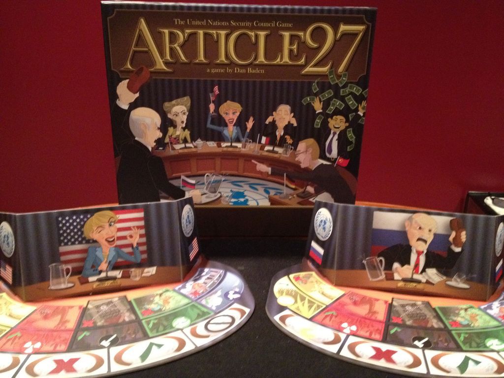 Article 27: The UN Security Council Game componenten