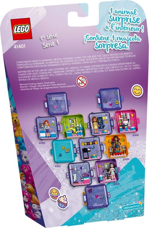 LEGO® Friends Cubo de Juegos de Stephanie parte posterior de la caja