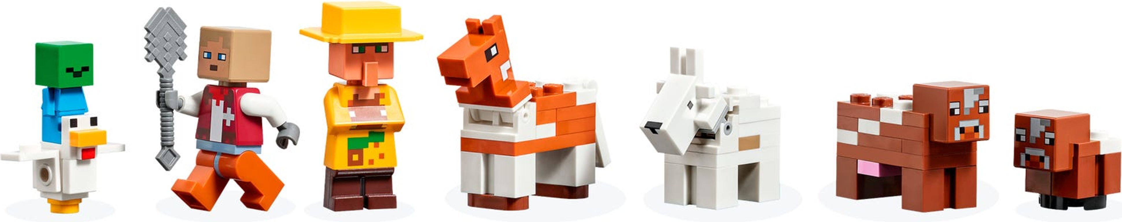 LEGO® Minecraft El Granero Rojo minifiguras