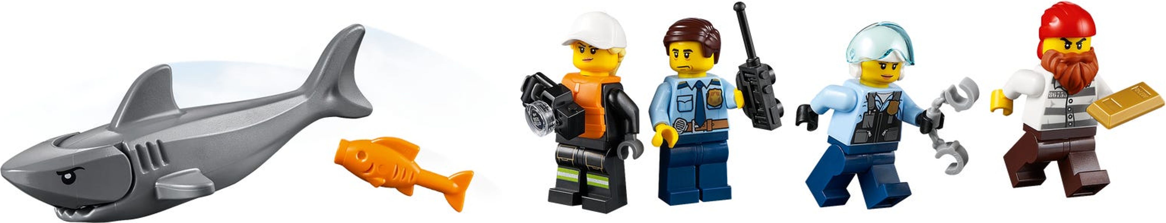 LEGO® City Seaside Police and Fire Mission minifigures
