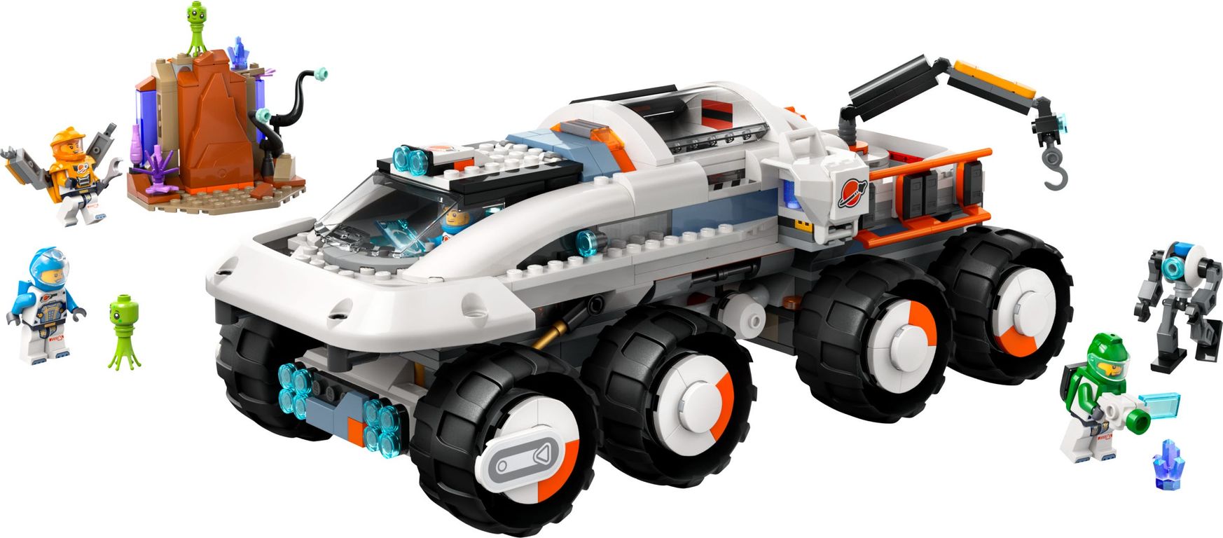 LEGO® City Le rover de commandement et la grue boîte