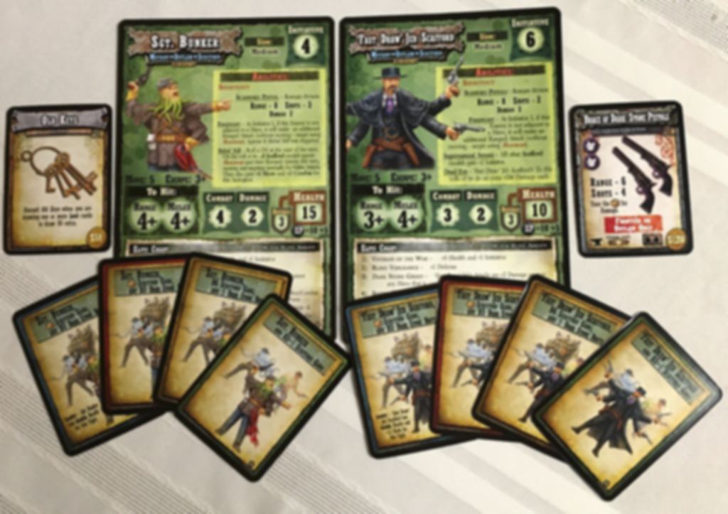 Shadows of Brimstone: The Scafford Gang Deluxe Enemy Pack partes