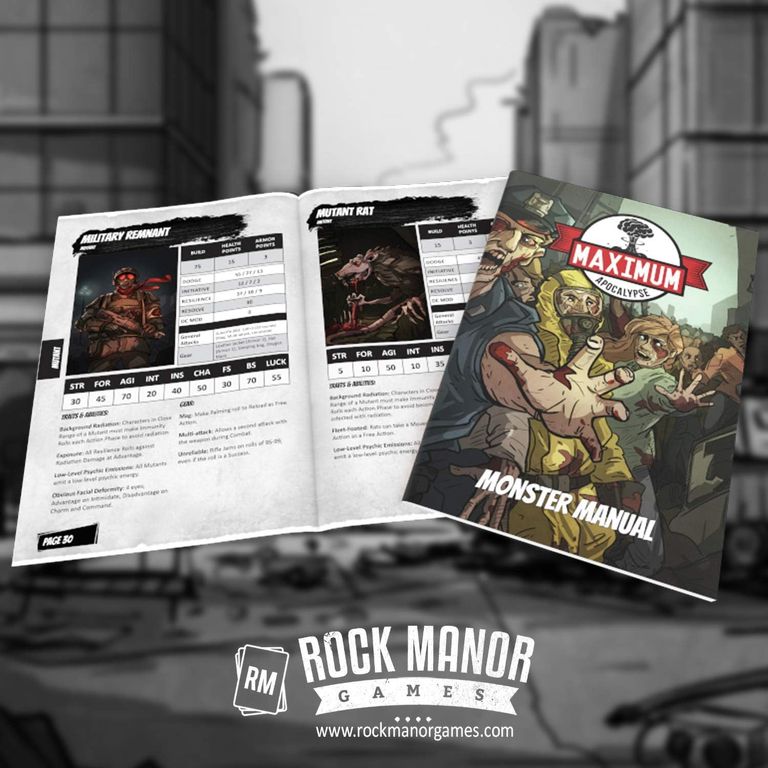 Maximum Apocalypse the Roleplaying Game Monster Manual handleiding