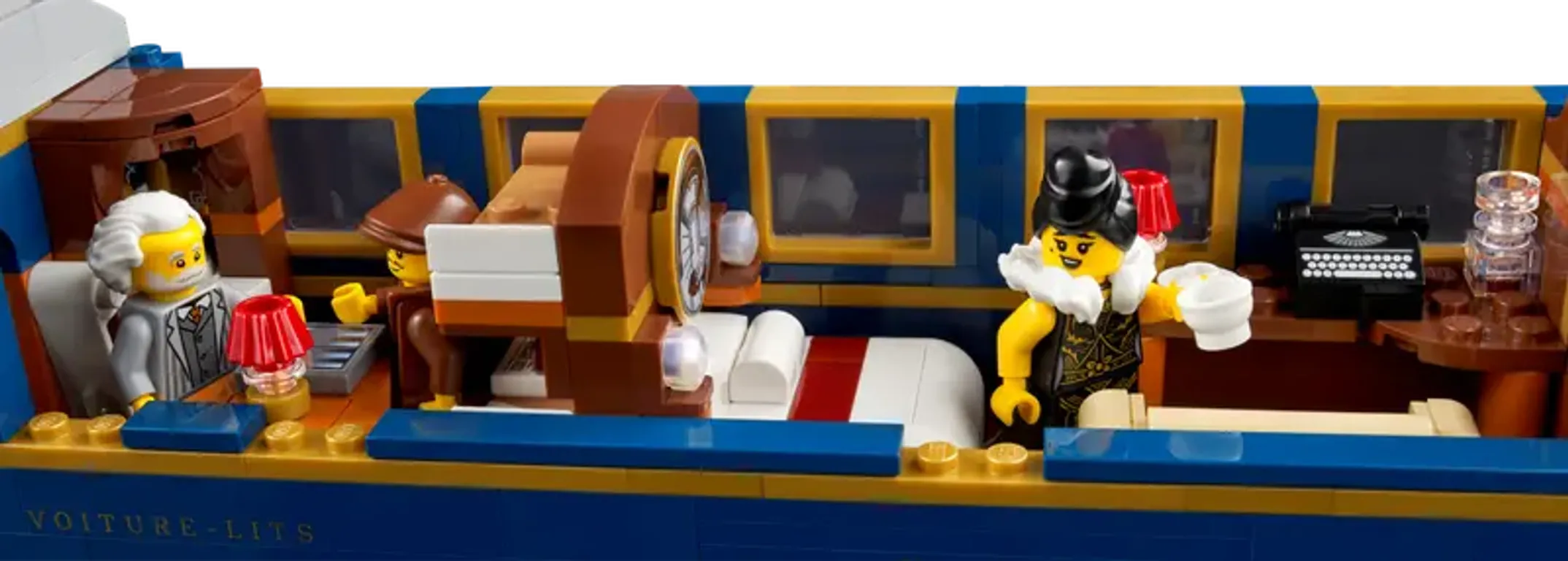 LEGO® Ideas Tren Orient Express interior
