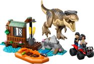 LEGO® Jurassic World T. rex rivierontsnapping componenten