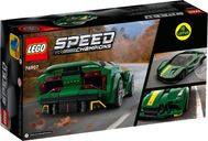 LEGO® Speed Champions Lotus Evija achterkant van de doos