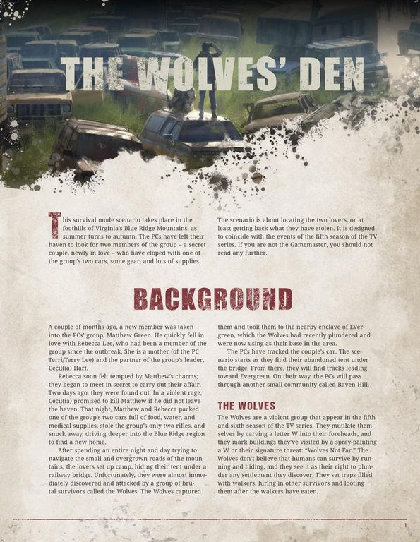 The Walking Dead Universe Roleplaying Starter Set manuale