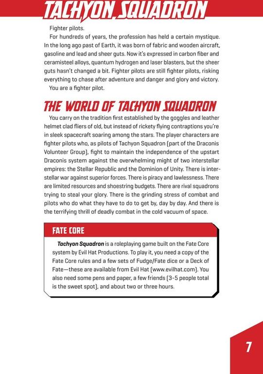 Tachyon Squadron manuale