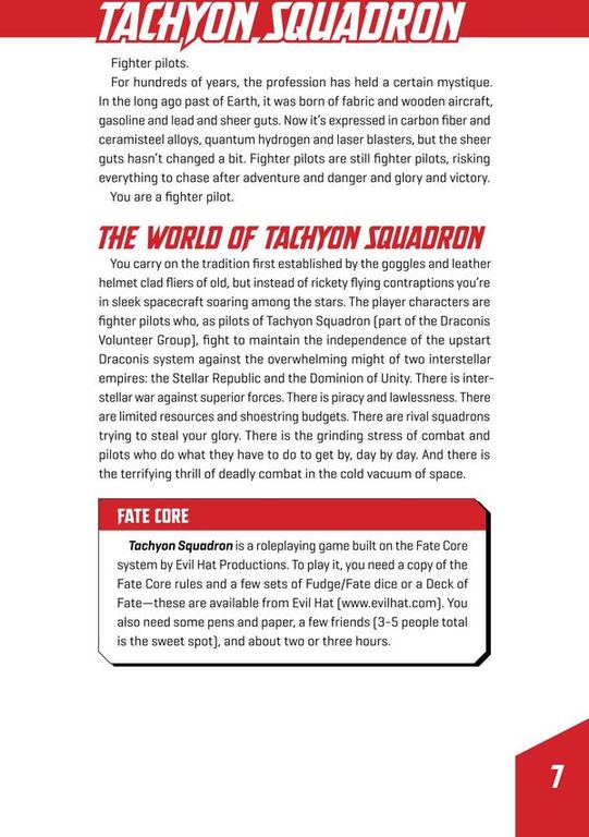 Tachyon Squadron handleiding