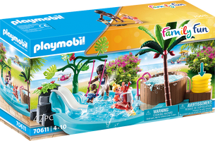 Playmobil® Family Fun Children's Pool with Slide