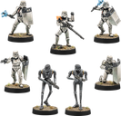 Star Wars: Legion – Imperial Riot Control Squad Unit Expansion miniatures