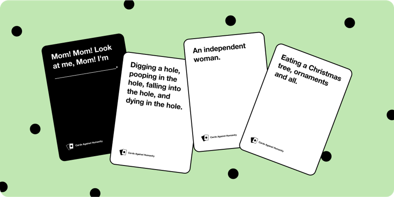 Cards Against Humanity: Family Edition - Glow in the Dark Box 