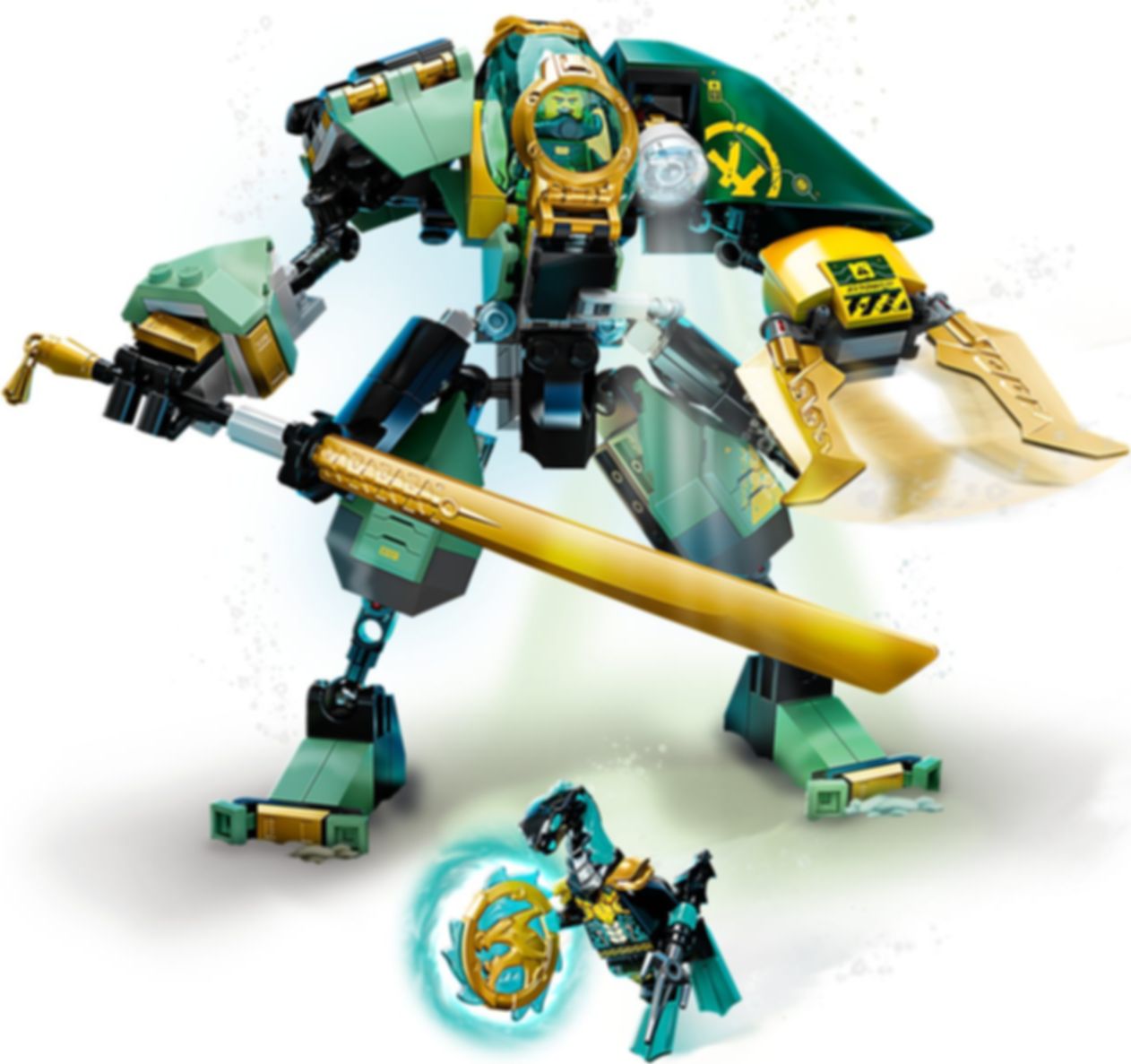 LEGO® Ninjago Robot Hidro de Lloyd jugabilidad